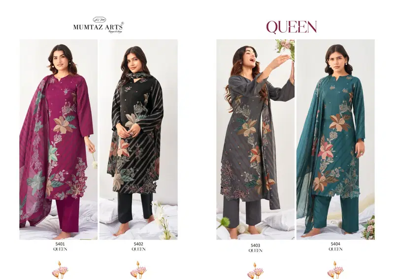 Mumtaz Queen Maslin Viscose Digital Printed Dress Material